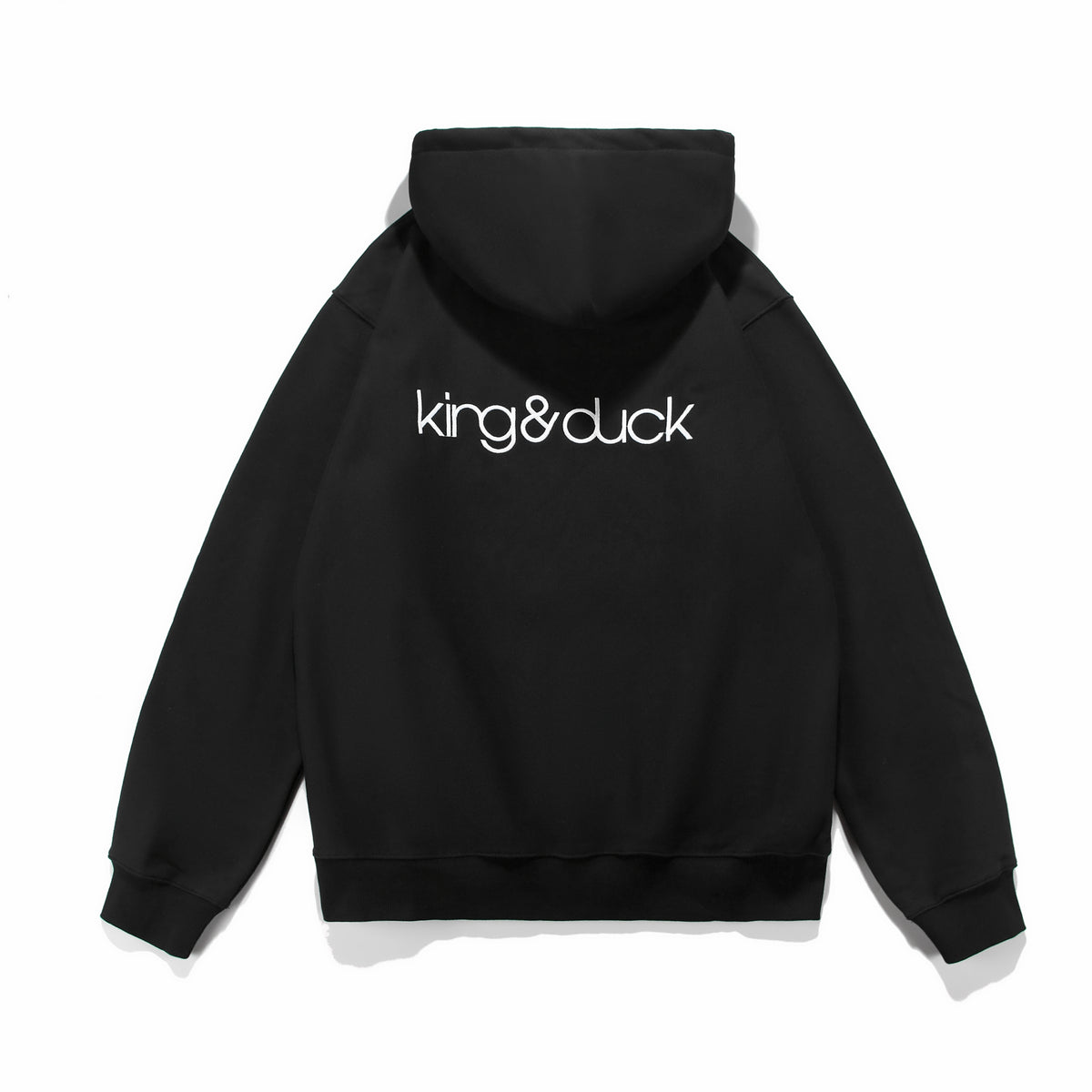 King_And_Duck_Hoodie_Black_Bac