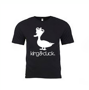 King & Duck Logo Tee - Black