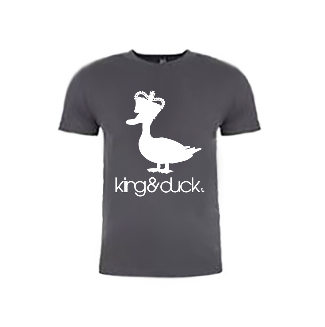 King & Duck Logo Tee - Grey